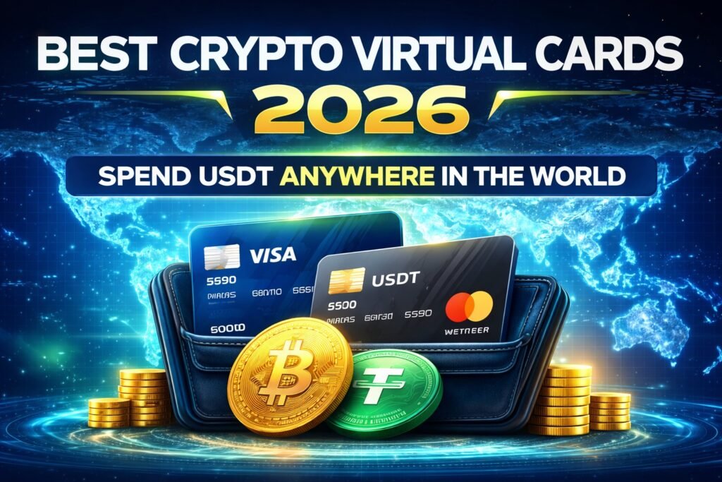 Best crypto virtual cards 2026 allowing users to spend USDT anywhere in the world with virtual Visa and MasterCard